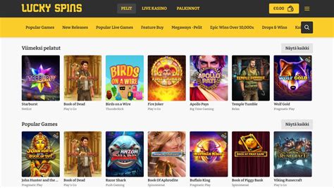 Lucky Spins Casino > Lue arvostelu ja kokemuksia!.